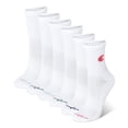 thumbnail image 1 of Calcetines Champion de talla alta para mujer, paquete de 6 unidades, 1 of 5