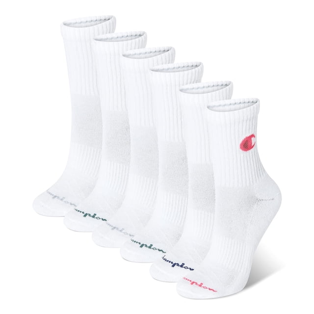 Calcetines Champion de talla alta para mujer, paquete de 6 unidades