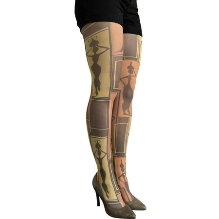 

African Art Tights for Women