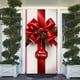thumbnail image 5 of Seyotauo Merry Christmas Door Cover 35x71 Christmas Gift Box Present Hanging Banner Decoration Winter Holiday Bow Window Door Cover Stripes Ornaments Year Party Home Wall Outdoor, 5 of 9