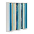thumbnail image 4 of Stupell Industries Distressed Blue Stripes Abstract Painting White Framed Art Print Wall Art, 24 x 24, 4 of 10