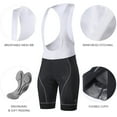thumbnail image 4 of Pantalones cortos acolchados transpirables para hombre pantalones cortos de secado rápido para ciclismo babero para bicicleta, 4 of 8