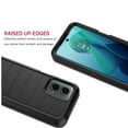 thumbnail image 5 of For Motorola Moto G 5G 2024 6.6" Case,Heavy Duty Rugged Defender Case with [Belt Clip Holster] [Built in Screen Protecotr], Shockproof Full Body Protection Kickstand Cover, Black, 5 of 9