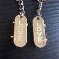thumbnail image 2 of Valentines Day Gift for Him Her Husband Wife Couple Keychains Couple Gift for Boyfriend Girlfriend 2PCS Matching Keychain Set, 2 of 6