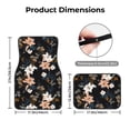 thumbnail image 4 of Daiia Lilies Flowers Printed Car Floor Mats Set of 4, Durable Non Slip Auto Floor Carpet, Car Interior Carpets Proof Foot Pads Anti-Slip Cushion Automoetive Accessories, 4 of 6