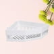 thumbnail image 3 of EeaseMX Estante de baño sin perforaciones Estante de esquina Estante triangular Soporte de almacenamiento para montaje en esquina de pared de baño Blanco, 3 of 7