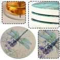 thumbnail image 3 of Posavasos de cerámica absorbente, libélula, posavasos de piedra, 3 of 5