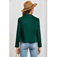 thumbnail image 3 of PRETTYGARDEN Women's Faux Suede Jackets 2025 Spring Fall Clothes Long Sleeve Open Front Cropped Coat Outwear, 3 of 10
