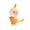 Yellow, variant on Cute Bird-Shaped LED Night Light - Portable Rechargeable Mini Desk Lamp with Soft Warm Light for Bedroom Nursery Decor