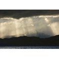 thumbnail image 2 of Grall, Don 18x13 White Modern Wood Framed Museum Art Print Titled - Chile, Torres del Paine NP Crepuscular rays, 2 of 4