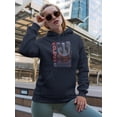 thumbnail image 2 of Eclipse Planet Techno Style Hoodie Women -Image by Shutterstock, Female XX-Large, 2 of 4