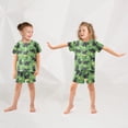 thumbnail image 5 of Lucky Black Cat Pattern Summer Pajama Set Soft Cotton Short Sleeve Sleepwear 2PCS Pajama Sets Breathable Lounge Set Size 5Y, 5 of 7