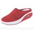 thumbnail image 1 of Zapatillas de cuña para mujer, zapatillas de primera calidad, zapatos Retro de plataforma informales antideslizantes Vintage para mujer, sandalias ortopédicas para diabéticos de talla grande Tan Jianjun unisex, 1 of 2