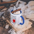 thumbnail image 5 of 3dRose, I Love You , 15oz Two-Tone Blue Mug, 5 of 7