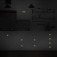 thumbnail image 5 of 4PCS Round Tropical Jungle Cabinet Fluorescence Knob Glowing in the Dark Furniture Drawer Pulls Handle with Screws, 5 of 5