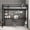 White, variant on Ourlova Twin Size Loft Bed with Large Desk and Storage Shelves Loft Bed with Stairs Safety Guardrail for Adults Space Saving for Living Room Bedroom Black and Brown