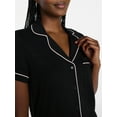 thumbnail image 6 of Joyspun Women's Dreamy Soft Collection Notch Collar Top and Shorts Pajama Set, 2-Piece, Sizes XS-3X, 6 of 7