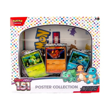 Pokemon Trading Card Games Scarlet & Violet 3.5 151 Poster Collection Box - 3 Pokemon TCG: Scarlet & Violet—151 booster packs