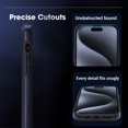 thumbnail image 3 of Ancove for iPhone 16 Pro Max PU Leather + TPU Case Grip Loop Magnetic Stand,Compatible with MagSafe,Built-in Kickstand,for Men Women,Darkblue, 3 of 7