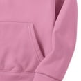 thumbnail image 5 of CYiJun Mens Hoodies Pullover Casaul Long Sleeve Breathable Fleece Hooded Sweatshirt with Kanga Pocket,Size L, 5 of 6