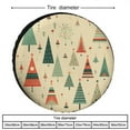 thumbnail image 2 of Vintage Christmas Trees Heavy Duty Spare Tire Cover Happy New Year Universal Wheel Tire Cover Waterproof Dust-Proof Tire Protectors Camper Spare Tire Cover for Fit for SUV Truck Travel Trailer 12in, 2 of 8