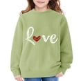 thumbnail image 4 of Mercatoo Heart Sweatshirts for Teen Girls Cute Trendy Oversized Hoodies Long Sleeve Crewneck Fall Winter Pullover Sweater, 4 of 7