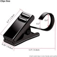 thumbnail image 2 of 25PCS Black Curtain Clips String Light Hangers Small Metal Wire Holder for Hanging Camper Awning Light for Photos Display, 2 of 6