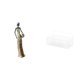 thumbnail image 1 of Figura africana de escritorio, estatua de mujer tribal, cesta de almacenamiento, adorno de resina, organizador de alambre colgante, ideal para regalar, 1 of 8