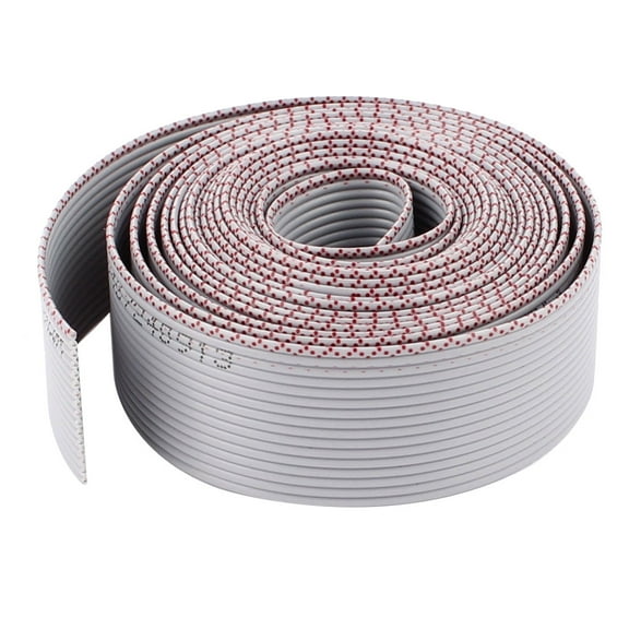 Unique Bargains 1mm Pitch 16pin 16 Wire Flat IDC  Cable Cord 20mm Wide 2M 6.5Ft Long