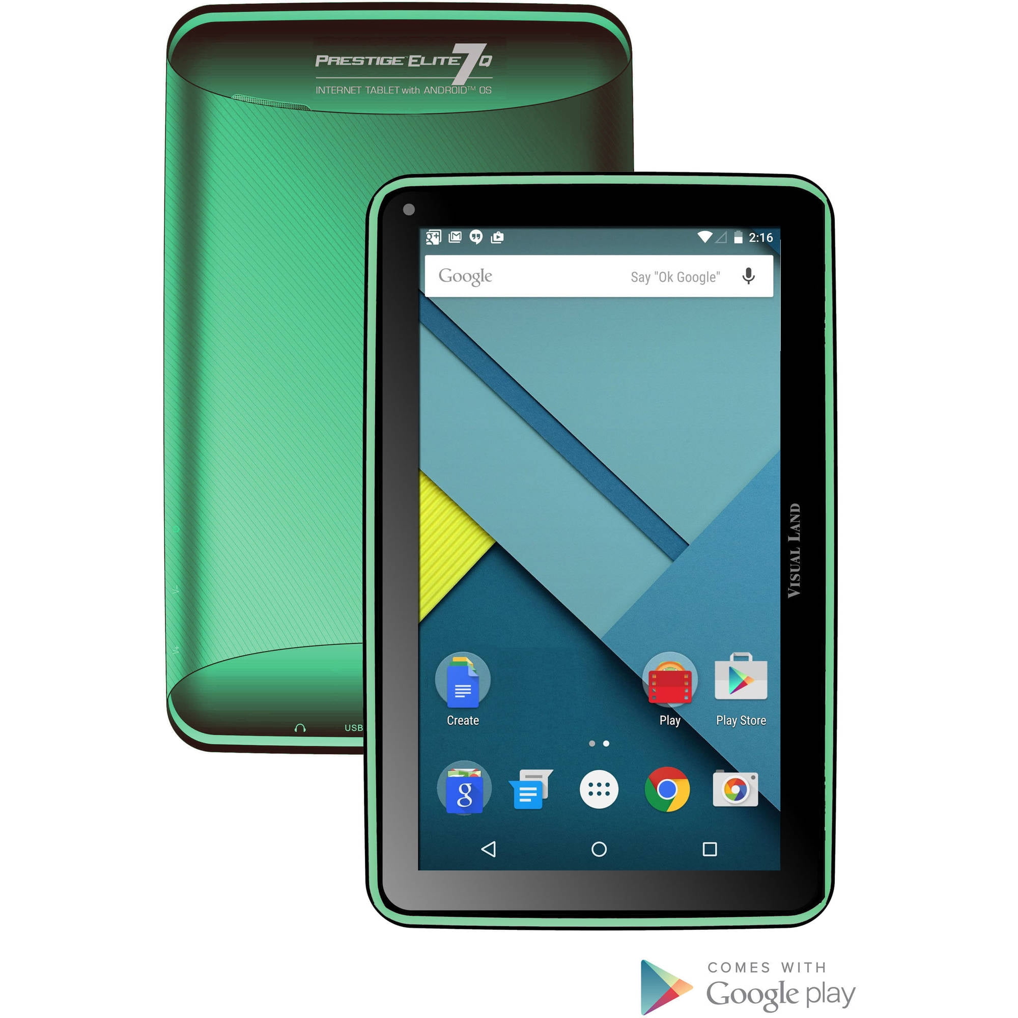 Visual Land Prestige 7" Quad Core Tablet 16GB includes Bumper