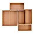 thumbnail image 6 of Seville Classics 5-Piece Bamboo Organizer Bin Set, 6 of 7