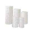 thumbnail image 4 of 5 cubiertas de pedestal cilíndricas para postres, decorativas. Blanco, 4 of 9