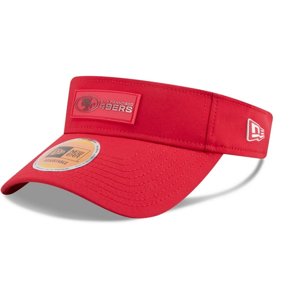 Men's New Era Scarlet San Francisco 49ers 2025 Sideline  Visor