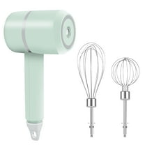 KWELLK Mini Wireless Hand Mixer, 20W Ultra Power Cordless Portable Kitchen Mixer Handheld Mixer With 3 Speed   2 Stainless Steel Accessories Food Mixer for  whisking egg , Cream, Cake