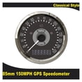 thumbnail image 2 of Classical 0-150MPH GPS Speedometer for Car Motor Universal 85mm Adjustable Odometer with Red and Yellow Adjustable Backlight, 2 of 7