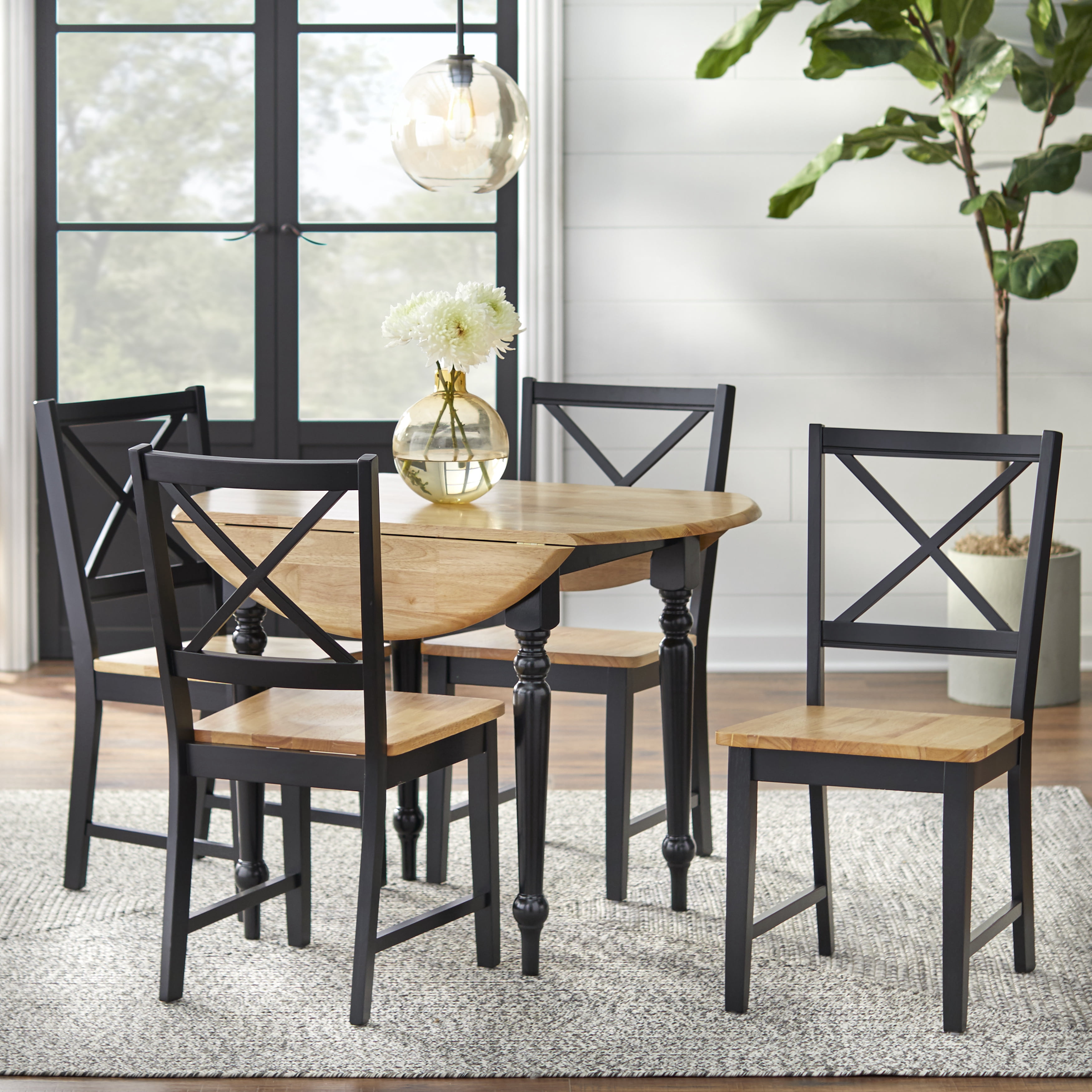 Virginia 5-Piece Dining Set, Multiple Colors