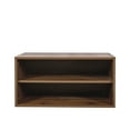 thumbnail image 4 of Noble House 28.35" Stackable Storage Cabinet, Modular Mounted Organizer for Living Room, Bedroom, Hallway, Walnut, 4 of 5