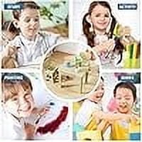 UNICOO® Kids Folding Table and Chairs Set, Height Adjustable Kids Folding Table Compact Design, Kids Table and Chairs Foldable, Picnic Table, Perfect for Playrooms, Classrooms, and Outdoor
