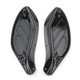 thumbnail image 3 of For Harley Touring FLHR FLHT CVO 96 -13 Side Wing Windshield Air Deflector Black, 3 of 5
