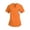 Orange, variant on ASDFVBKG Medical Women's Scrub Top Short Sleeve V Neck Working Top Pocket Solid Color Plus Size 2026 Casual Workwear Scrub Top Purple S