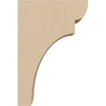 thumbnail image 3 of 2"W x 4"D x 6"H Classic Yorktown Rough Cedar Woodgrain TimberThane Corbel, Primed Tan, 3 of 6