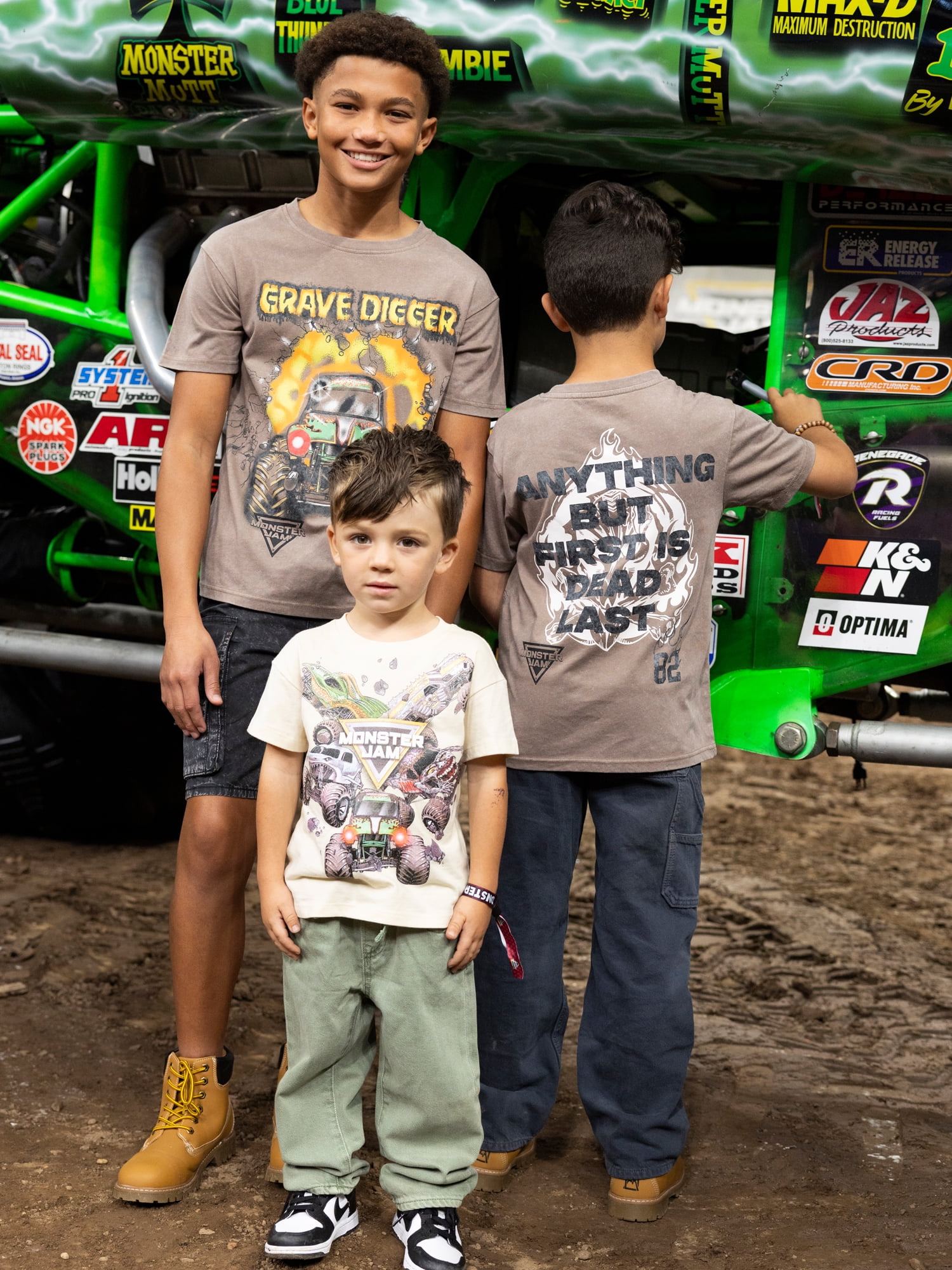 Monster Jam Toddler Graphic Crewneck Tee with Short Sleeves, Sizes 12M-5T
