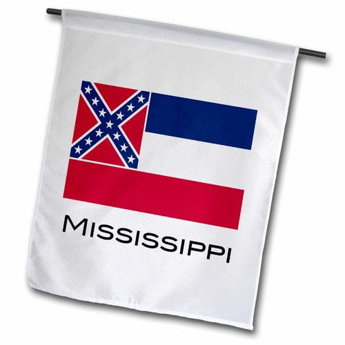 3dRose State Polyester Garden Flag