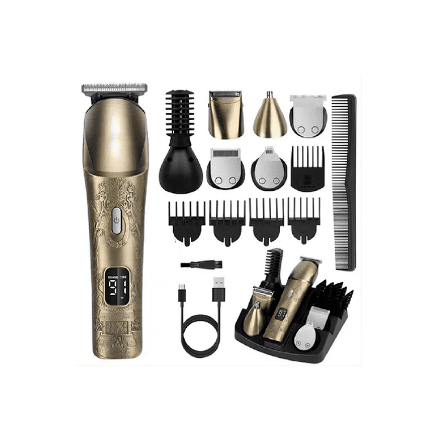 All-in® Rasuradora Eléctrica Barba Afeitadora 11 En 1 Metal