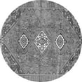 thumbnail image 1 of Ahgly Company Indoor Round Persian Gray Traditional Area Rugs, 6' Round, 1 of 1