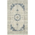 thumbnail image 4 of SAFAVIEH Evoke Teale Traditional Bordered Area Rug, Ivory/Blue, 4' x 6', 4 of 10