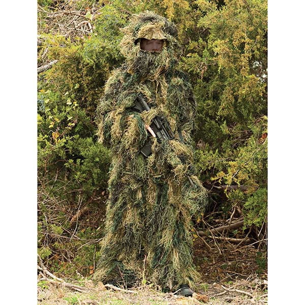 Red Rock 5-Piece Ghillie Suit Woodland Camo Youth Size 14-16 by Red Rock Gear