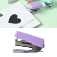 thumbnail image 2 of 1 Set Ergonomic Stapler Plastic Small Stapler with Staple Easy to Carry For Paper Documents 6-10 Sheets Capacity, 2 of 8