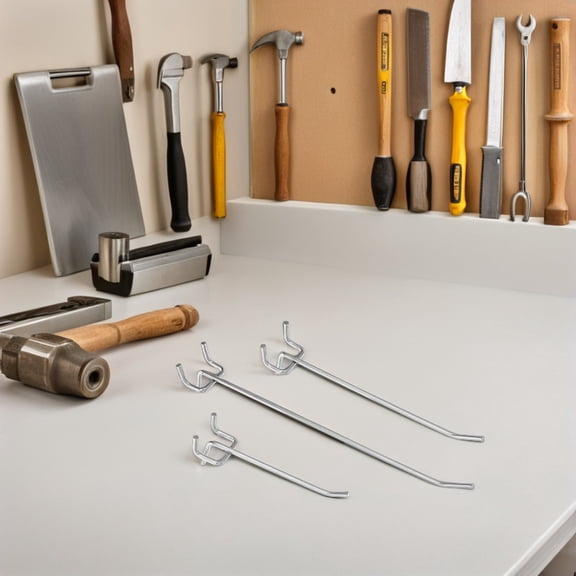 BESTYASH 90-Piece Heavy Duty Pegboard Hooks Set for Garage Wall Organizer with Metal Tool Holders and Accessories