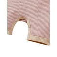 thumbnail image 6 of Qiylii Baby’s Bodysuit Short Sleeve Contrast Color O-Neck Single-breasted Romper, 6 of 6